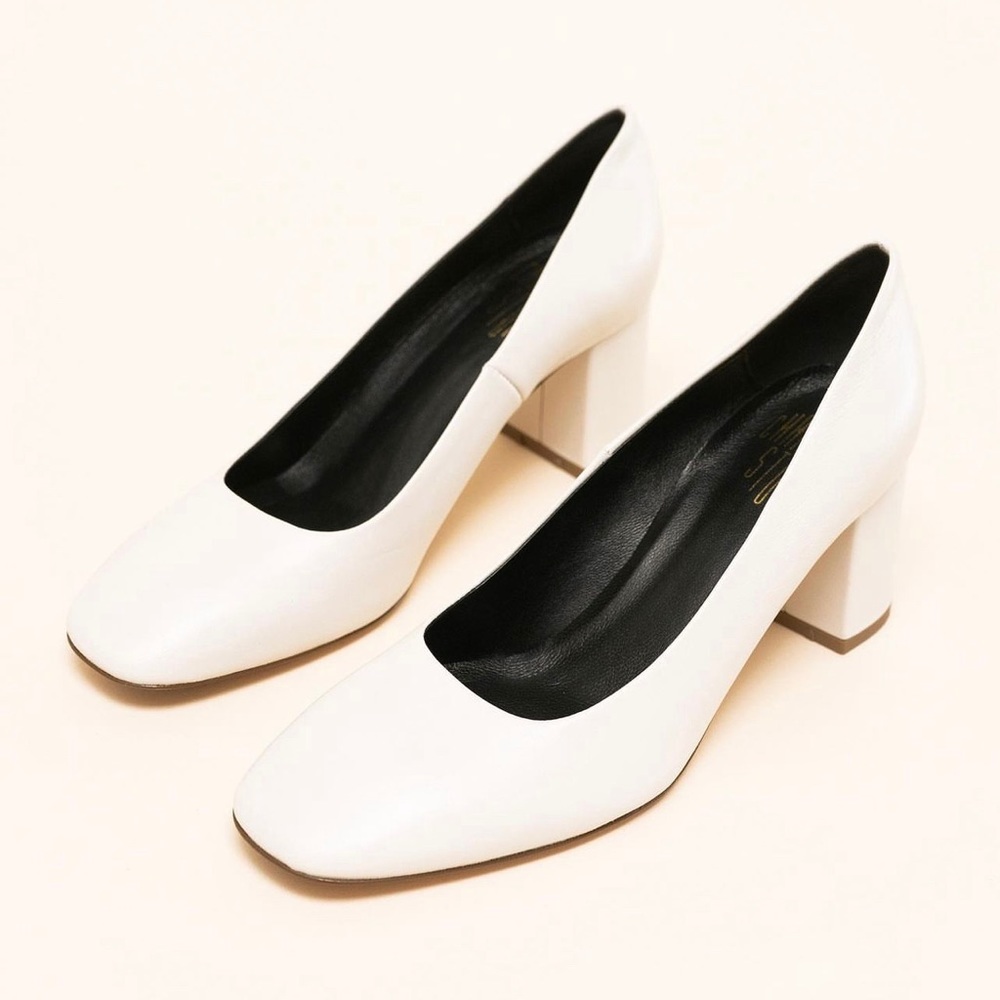 Bronze Metallic Charlotte Stone Heels - Size 8